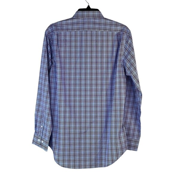 NWOT Esquire Mens Long Sleeve Button Down Performance Slim Fit 15 1/2 (32/22) - Picture 4 of 7